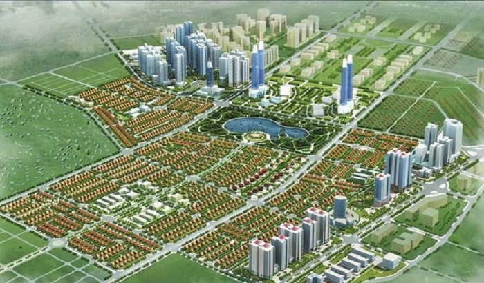 Hình ảnh tổng quan khu biệt thự Tây Đô Villas Dương Nội
